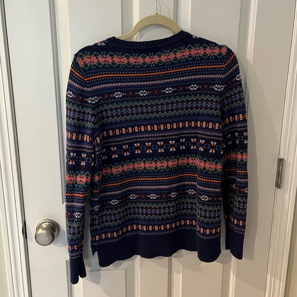 Chaps Fair Isle Knit Sweater, Medium - Picture 4 of 6